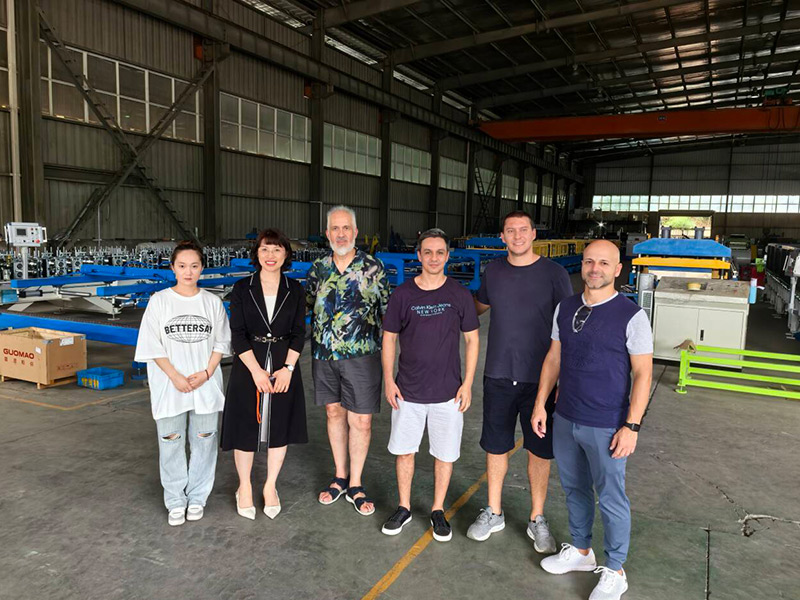 C/Z/U Purlin Making line with Brazilian Clients